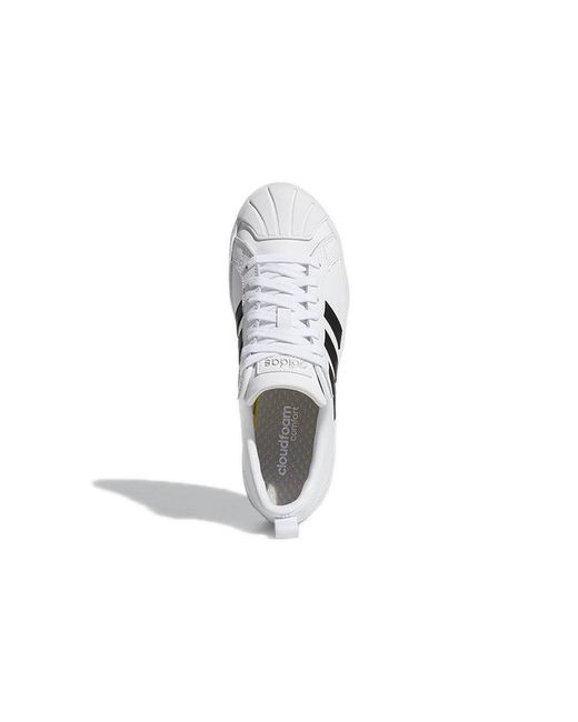 Adidas White (Wmns) Streetcheck Cloudfoam Court Low