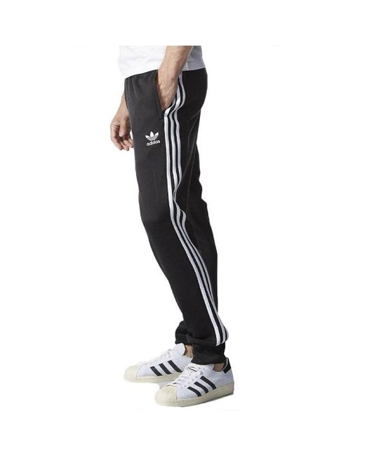 Adidas Gray Originals Superstar Cuffed Track Pants for men