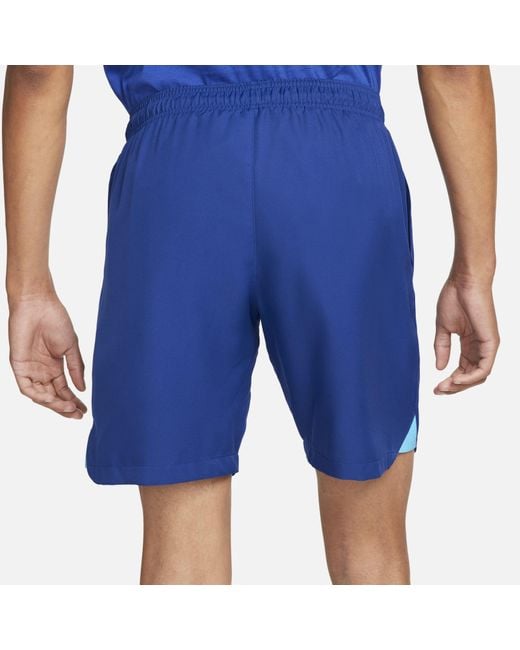 Nike Blue Dri-Fit Chelsea Fc 22-23 Stadium Shorts for men
