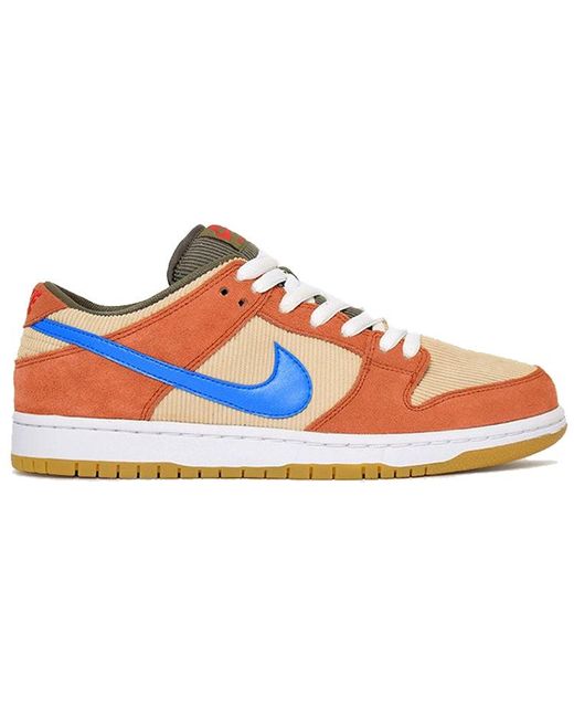 Nike Blue Sb Dunk Low Pro 'Corduroy' for men