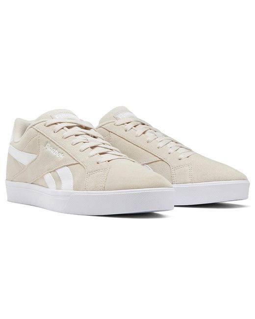 Reebok White Royal Complete 3 Low Sneakers