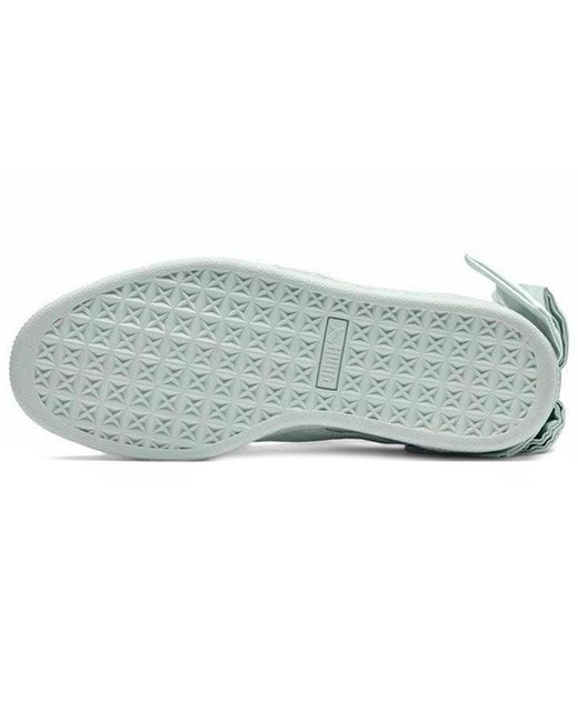 PUMA Blue (Wmns) Basket Bow 'Peppermint'