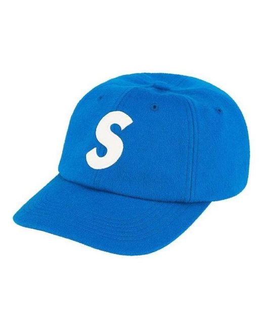 Supreme X Loro Piana Wool S Logo 6-Panel in Blue for Men | Lyst UK