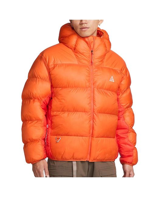 Nike Orange Acg Therma-fit Adv Lunar Lake Puffer Jacket for men
