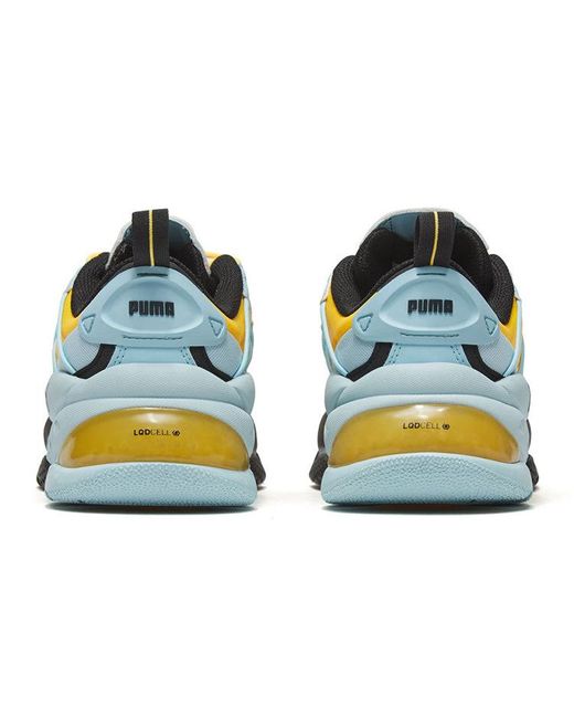 PUMA Yellow Lqdcell Omega Striped Knit Ultra' for men