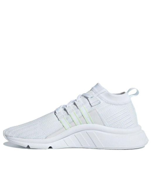 Adidas White Eqt Support Mid Adv Pk 'Ftwwht Crywht Eneink' for men