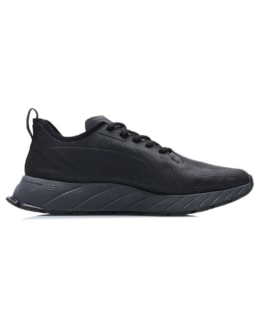 Li-ning Blue Running Shoes Reflective' for men