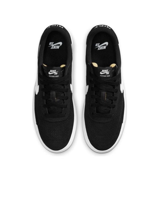 Nike Black Heritage Vulc Sb for men