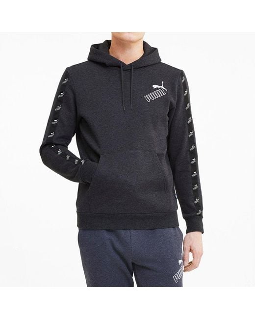 PUMA Black Amplified Hoodie for men