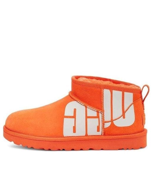 Ugg Orange (Wmns) Classic Ultra Mini Broken Logo Soda'