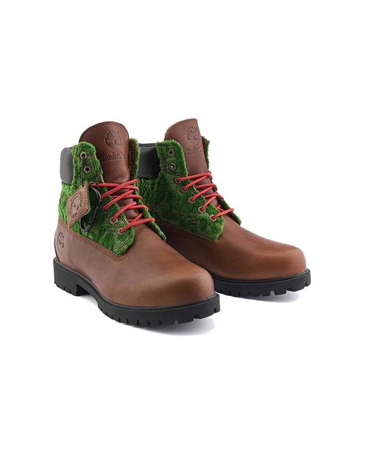 Timberland Brown Heritage Pioneers 6 Inch Waterproof Boots 'Medium Full Grain' for men
