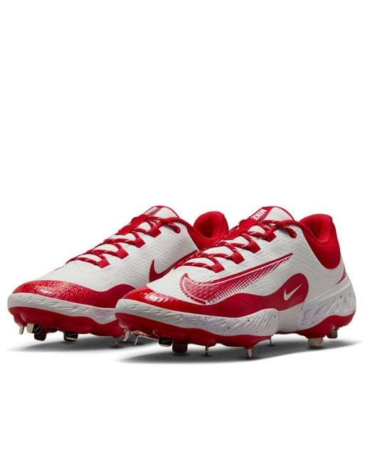 Nike Red Alpha Huarache Elite 4 Low University' for men