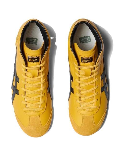 Onitsuka Tiger Yellow Mexico Mid Runner for men