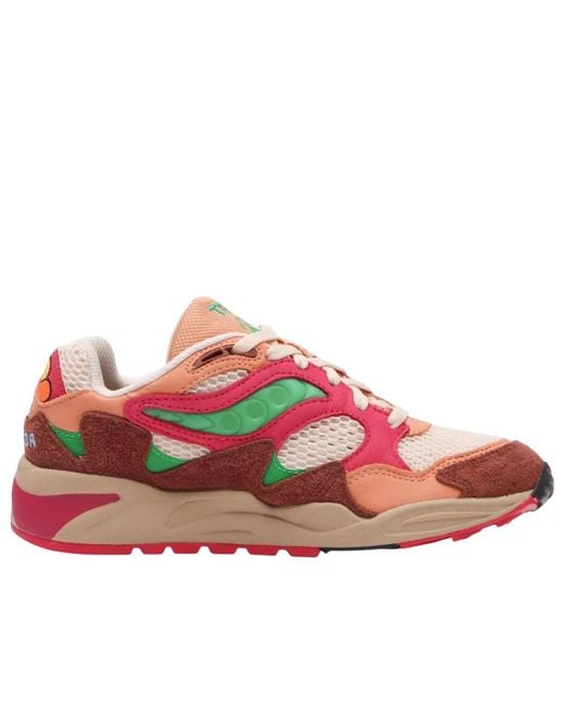 Saucony Red X Jae Tips Grid Shadow 2 'What's The Occasion? Wear To The Party' for men