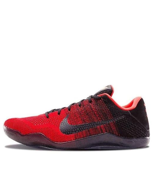Nike Red Kobe 11 Elite Low 'achilles Heel' for men