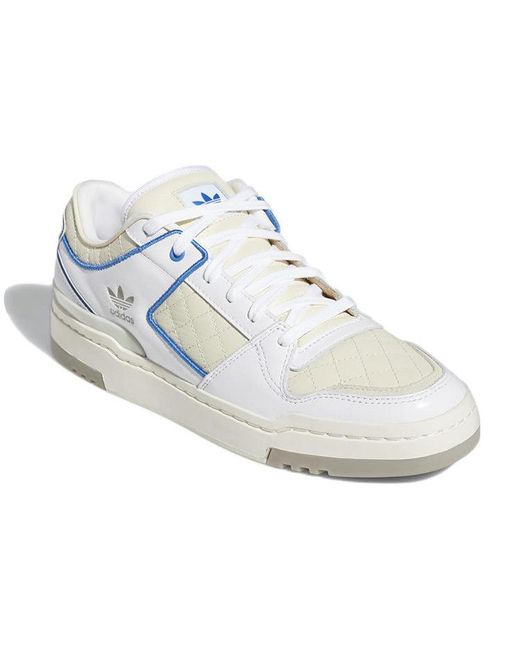 Adidas White Forum Luxe Low 'Cream Quilted' for men