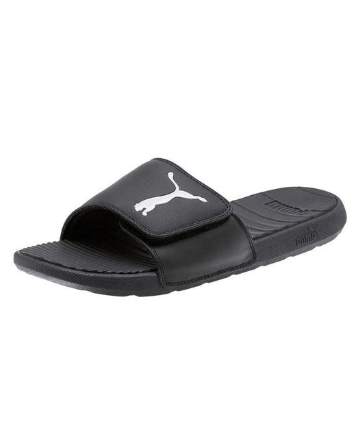 PUMA Black Cool Cat Sport Slippers for men