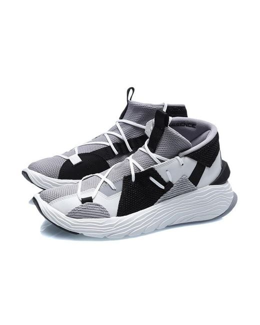 Li-ning Black Kung Fu Winterized Sports Shoes for men