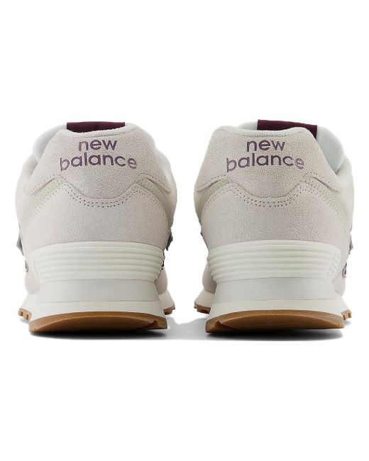New Balance Pink 574 'Bone Burgundy' for men