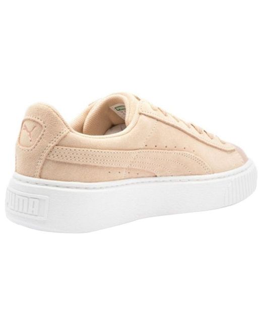 PUMA Natural (Wmns) Suede Platform Lunalux