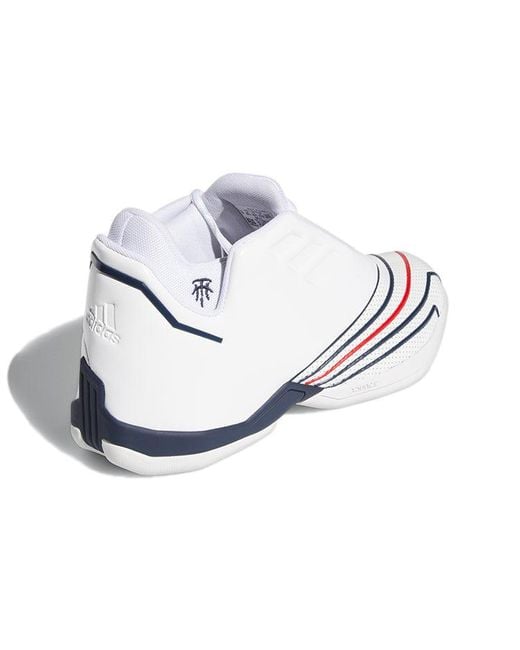 Adidas White T-Mac 2 Restomod 'Usa' for men