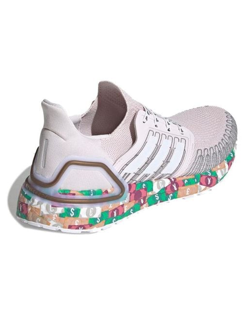 Adidas White Ultraboost 20 'Global Currency' for men