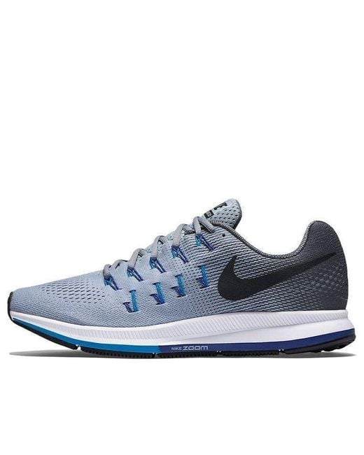 Nike Blue Air Zoom Pegasus 33 'Wolf' for men