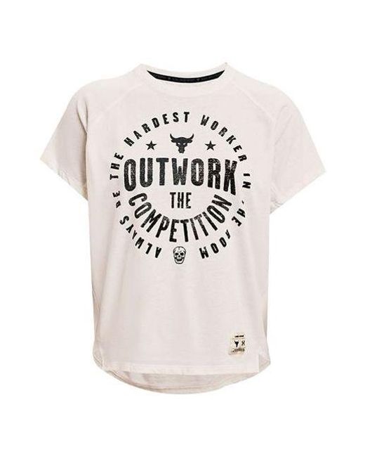 Under Armour Project Rock Outwork Printing White