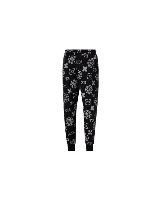 PUMA Black Booster Clyde Print Pants for men