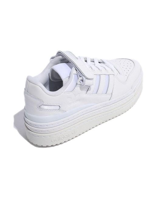 Adidas White Originals Triple Platforum Low Sneakers for men