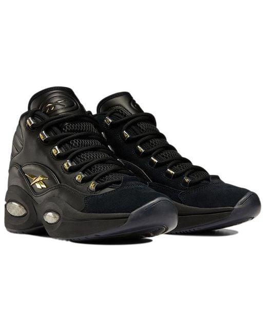 Reebok Black Question Mid Lux for men