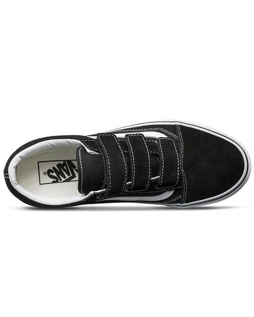 Vans Black Old Skool Velcro 'Suede' for men