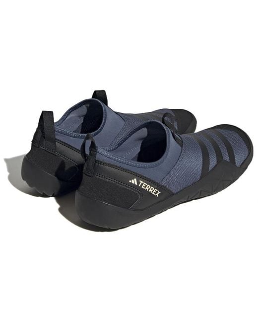 Adidas Blue Terrex Jawpaw Slip-On Heat.Rdy Water Shoes 'Wonder Steel' for men