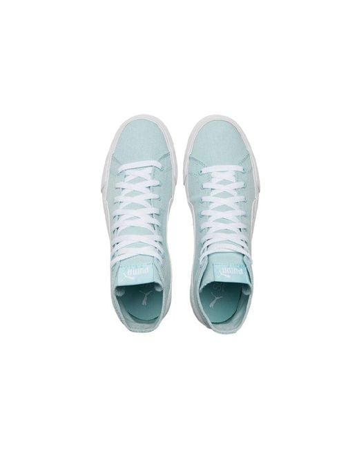 PUMA Blue Bari Mid Sneakers for men