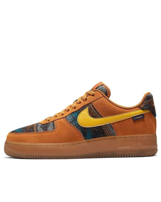 Nike Brown Air Force 1 Low 'N7 Pendleton' for men