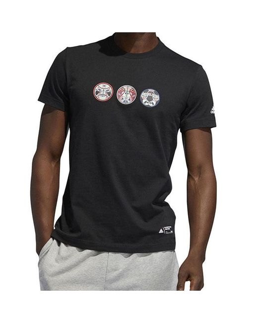 Adidas Black Gfx T China Short-Sleeve Tee for men