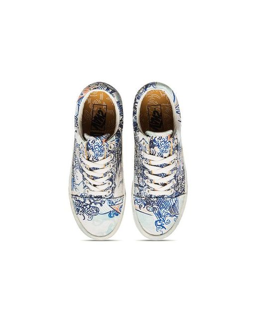 Vans Blue Vincent Van Gogh X Old Skool 'Old Vineyard' for men