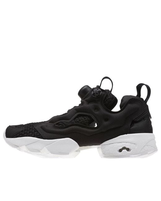 Reebok Black (Wmns) Instapump Fury Woven Running Shoes