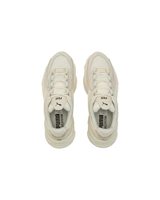 PUMA White Rs-Connect Athleisure Casual Sports Shoe Creamy for men
