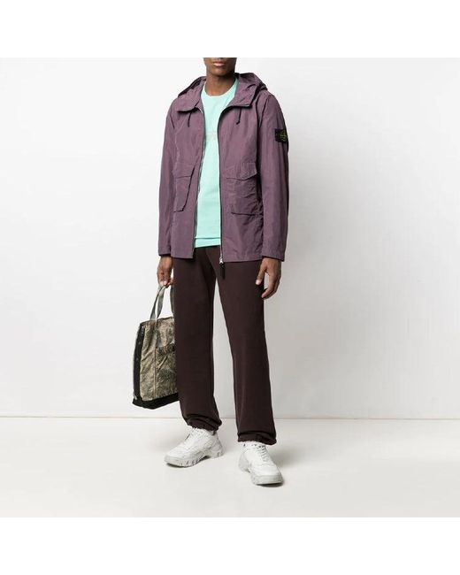 Stone Island Purple Micro Reps Jacket for men
