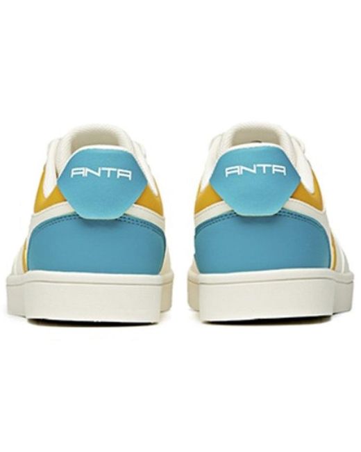 Anta Yellow Skateboarding Shoes for men