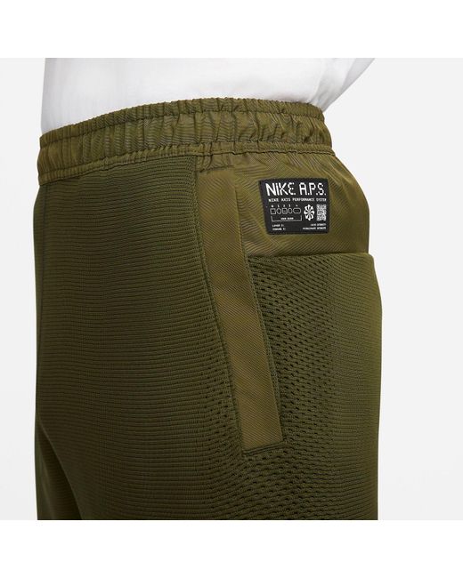 Nike Green Therma Fit Adv A.P.S. Fleece Fitness Pants for men
