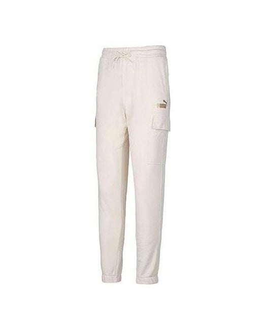 PUMA White Winterized Cargo Pants for men