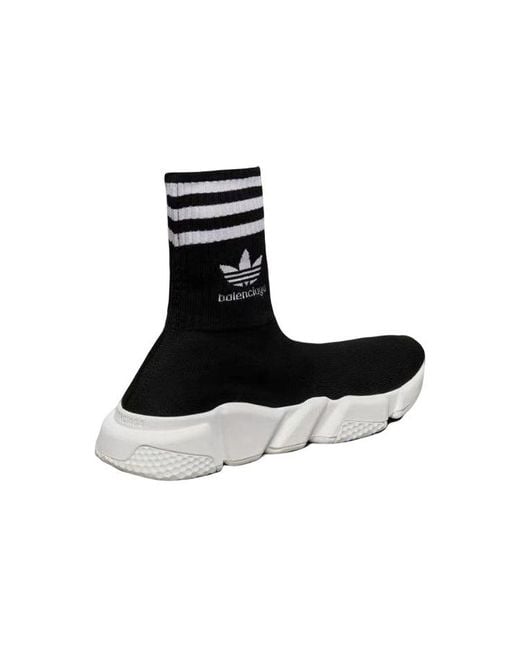 Balenciaga Black X Adidas Originals Speed Sneakers for men