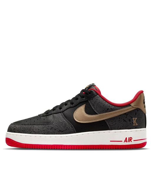Nike Red Air Force 1 '07 Lx 'Spades' for men