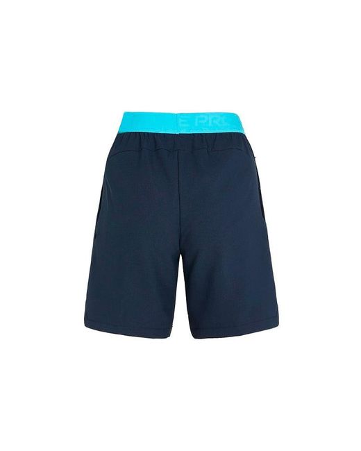 Nike Blue Pro Flex Logo Pattern Casual Sports Shorts Dark for men