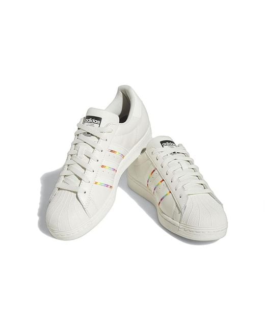Adidas White Originals Superstar Pride Rm Shoes 'Pride' for men