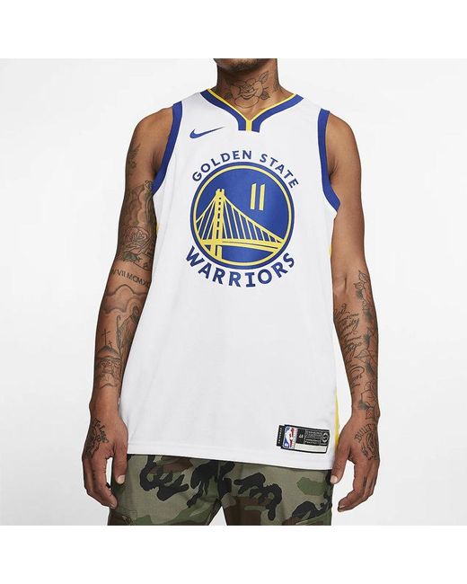 Nike Blue Golden State Warriors Association Edition Dri-Fit Nba Swingman Jersey for men