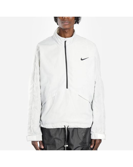 Nike Gray X Fear Of God Nrg Half Zip Jacket for men