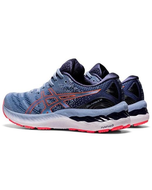 Asics Blue (Wmns) Gel Nimbus 23 Wide 'Mist Blazing Coral'